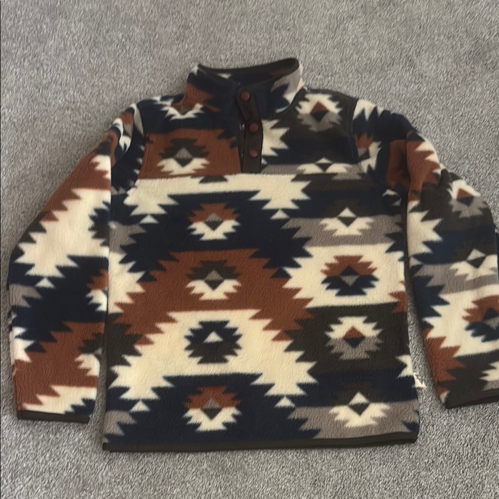 Kids Aztec Pattern Sweater - Multicolor